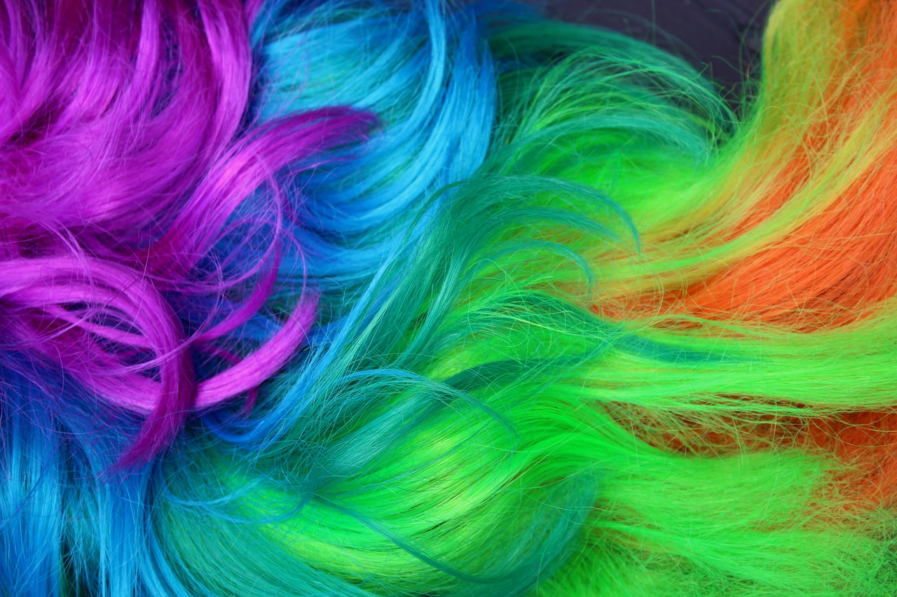 Colorful braids – a festival look