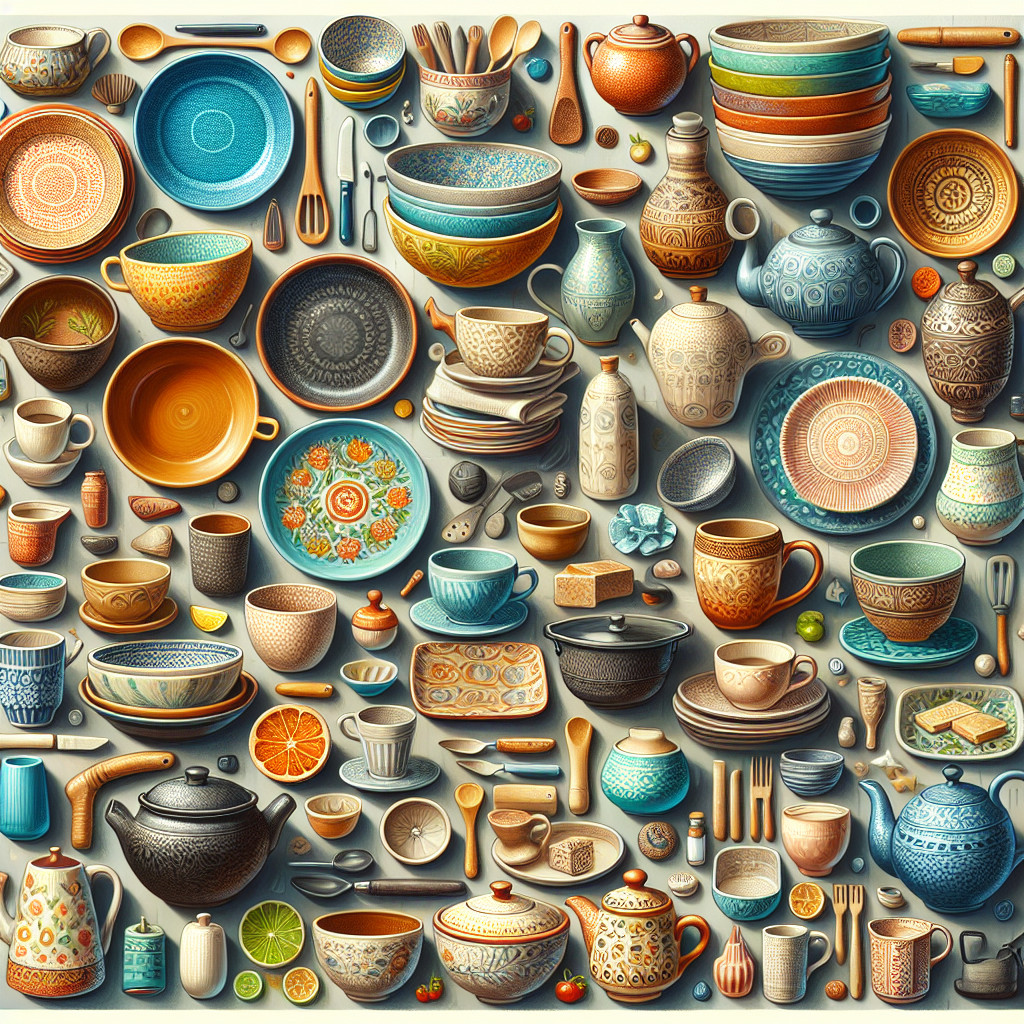 Kolor i wzór w ceramice kuchennej.