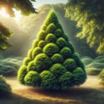 Thuja brabant als Blickfang im Vorgarten