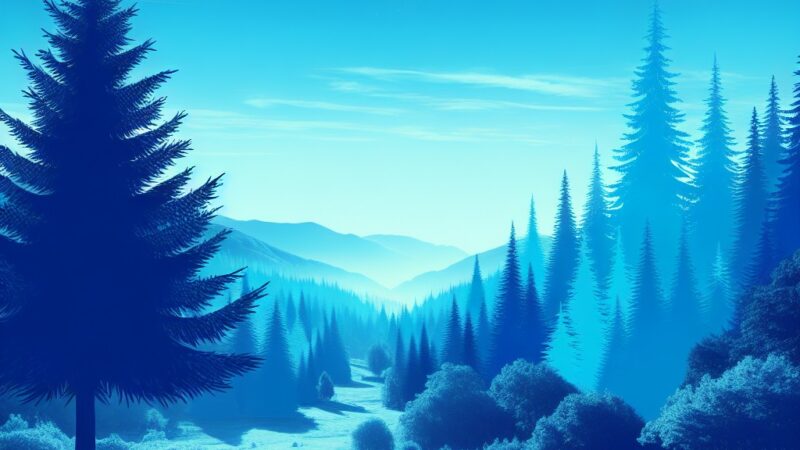 Blau Fichte