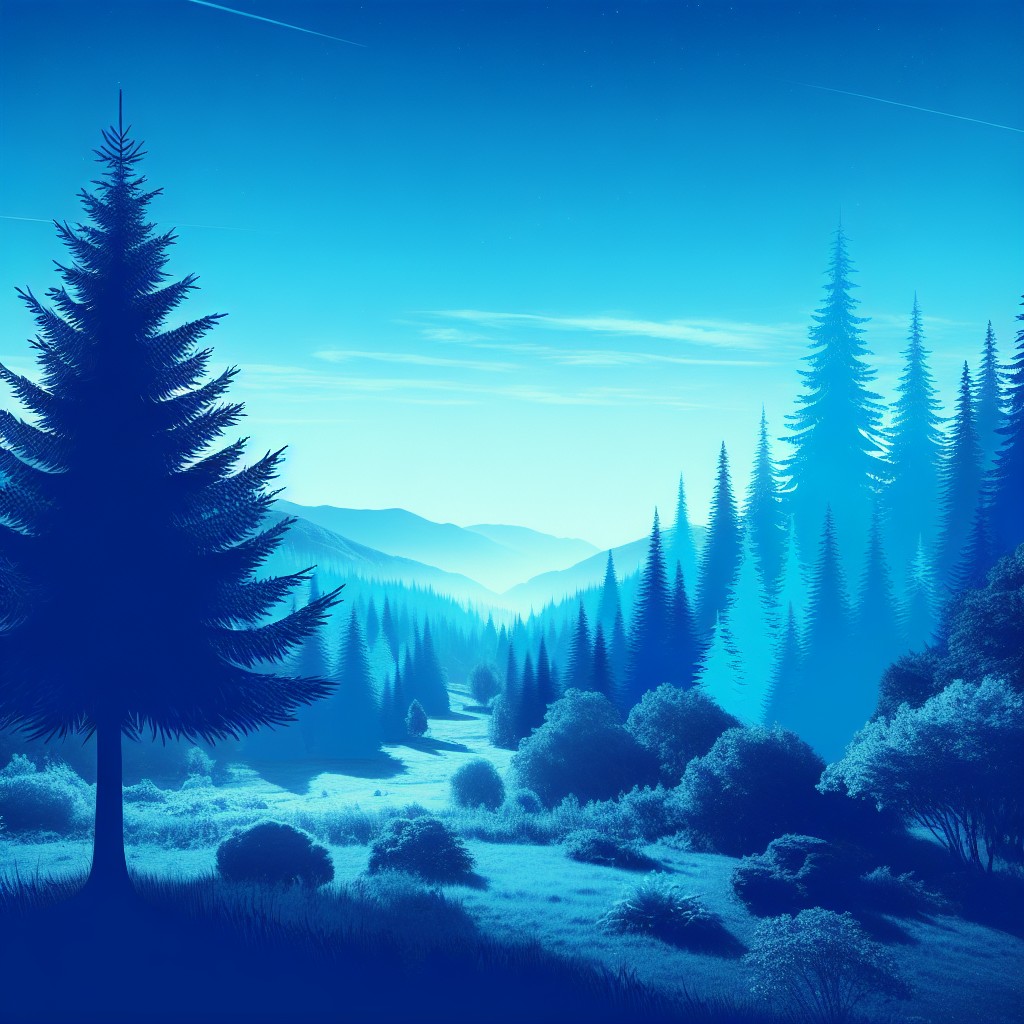 Blau Fichte